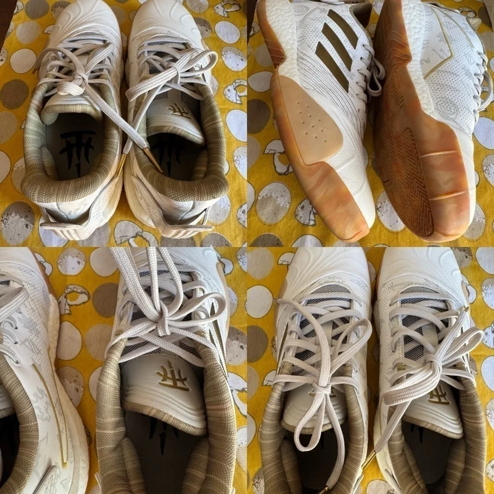 Adidas T-Mac Millennium White Gold sneakers size US 7